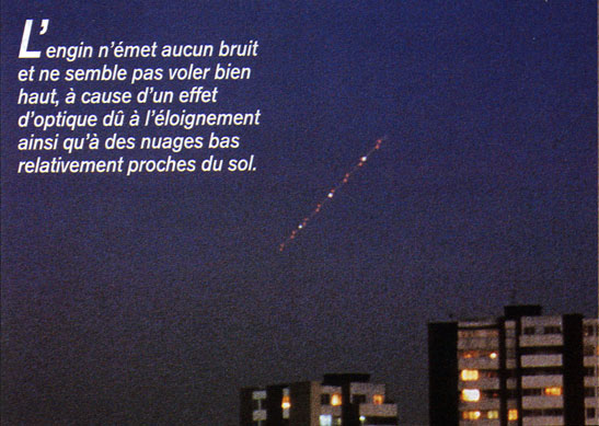 Série de lumières rouges et blanches très pures