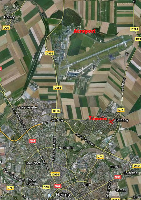Carte de Bétheny