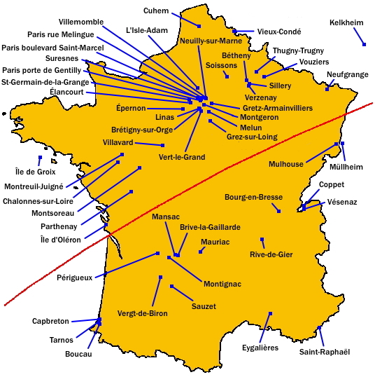 Carte cliquable
