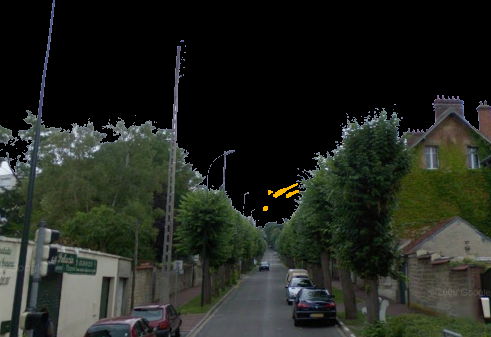 Rentrée atmosphérique sur une photo