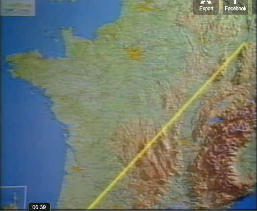 Trajectoire Pau-Strasbourg