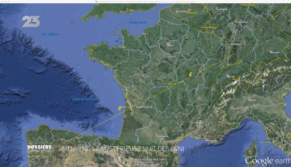 Trajectoire Bordeaux-Strasbourg
