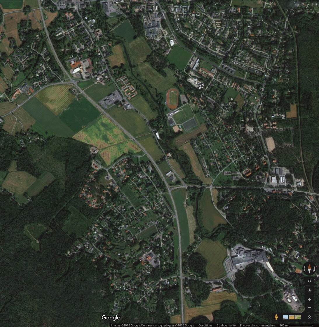 photo superposée à la carte