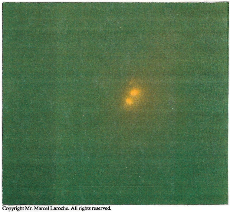 duxième photo, 3 lumières visibles