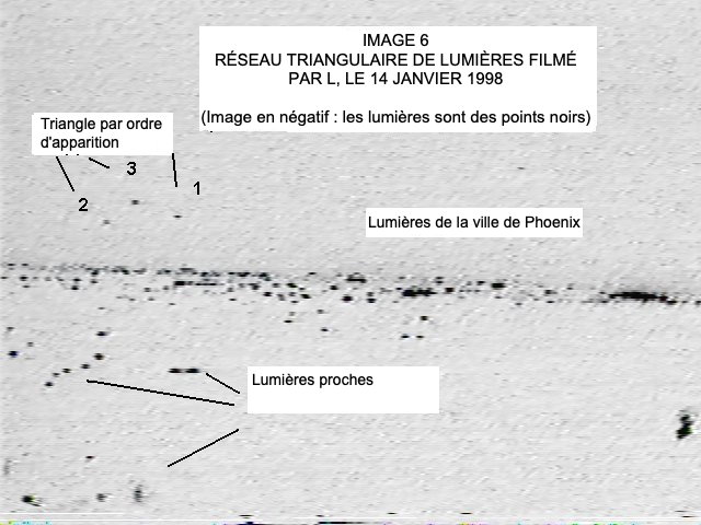 Triangle sur la vidéo de L